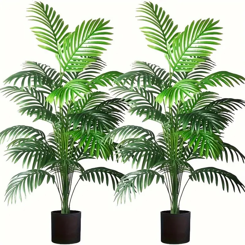 Bonsai Garden Kit - 24 Daun Palem Areca Tanaman Buatan