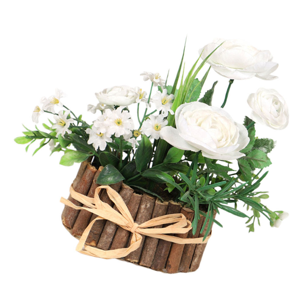 Bonsai Garden And Cafe - 1Pcs Tanaman Mawar Teh Buatan Realistis