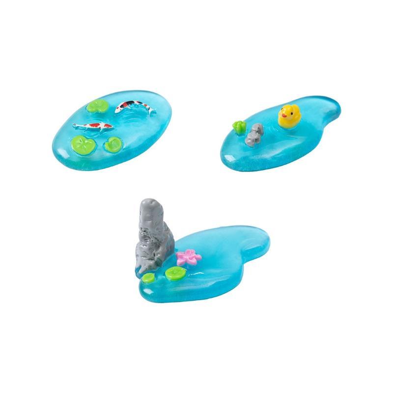Bonsai Garden Design - Ornamen Kolam Resin Mini Dengan Desain