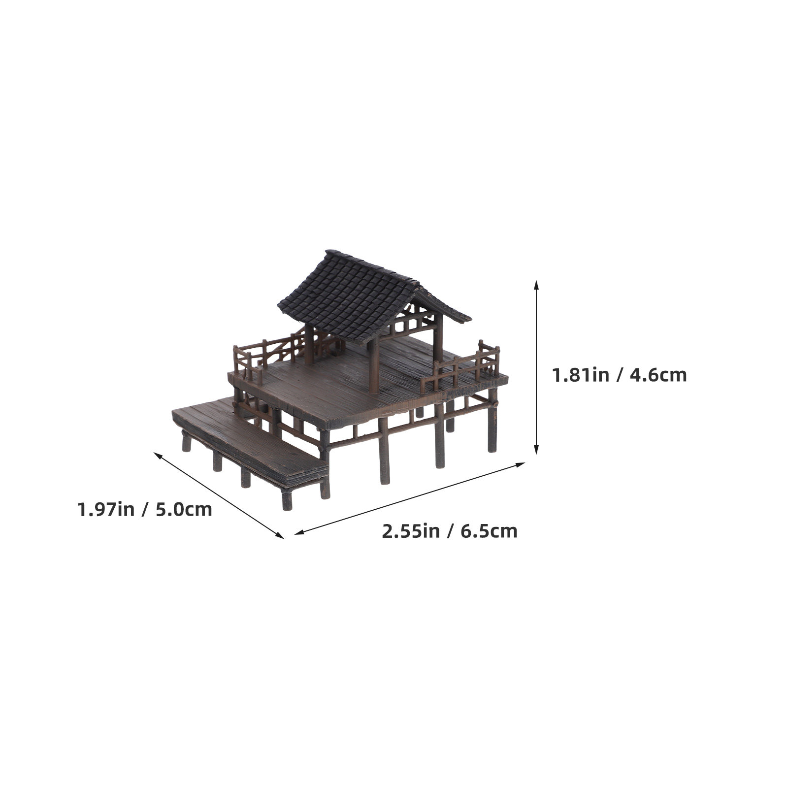 Patung Paviliun Mini yang Rumi - Bonsai Garden Set Up ulasan dan harga