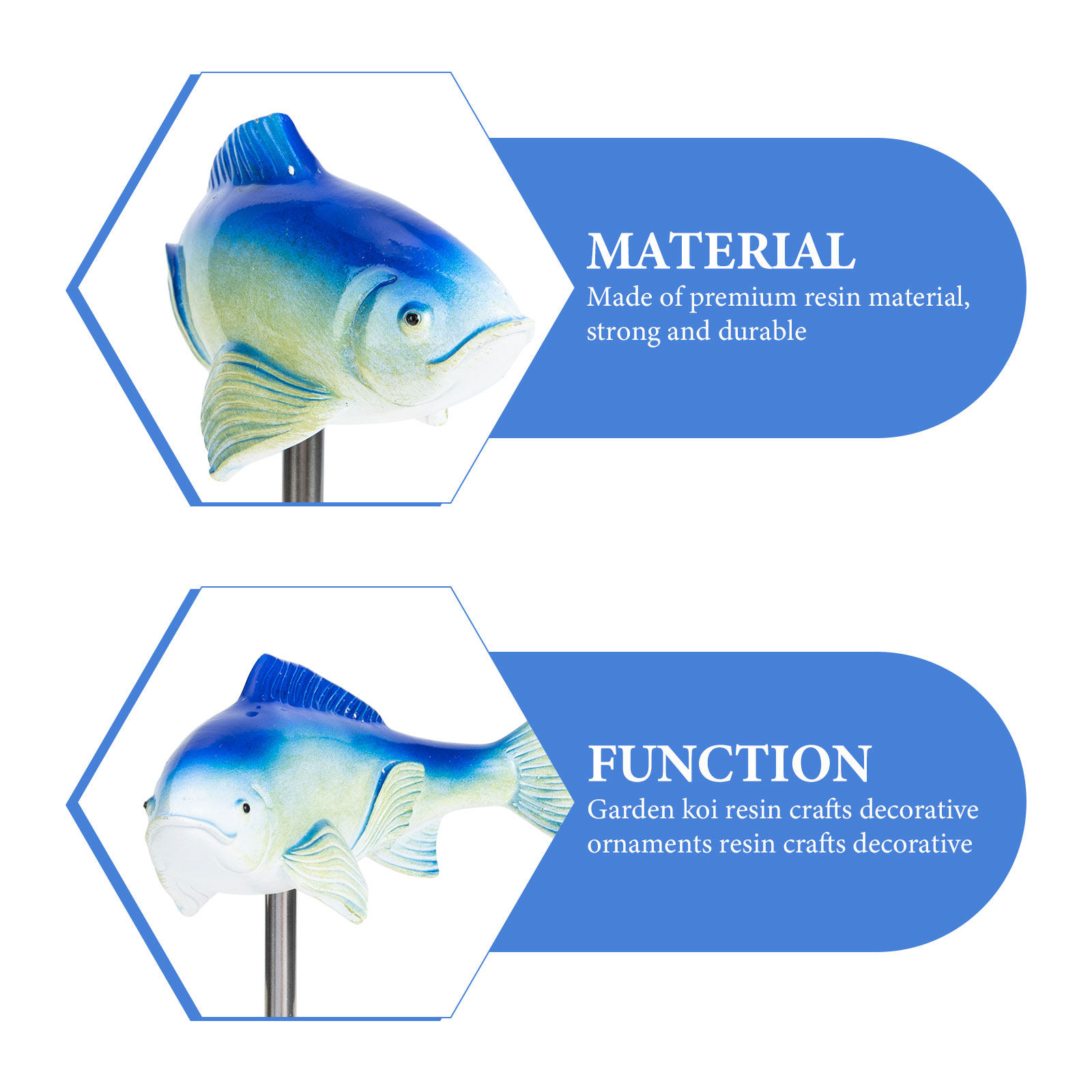 Ornamen Ikan Resin Premium Dek - Bonsai Garden Design ulasan dan harga