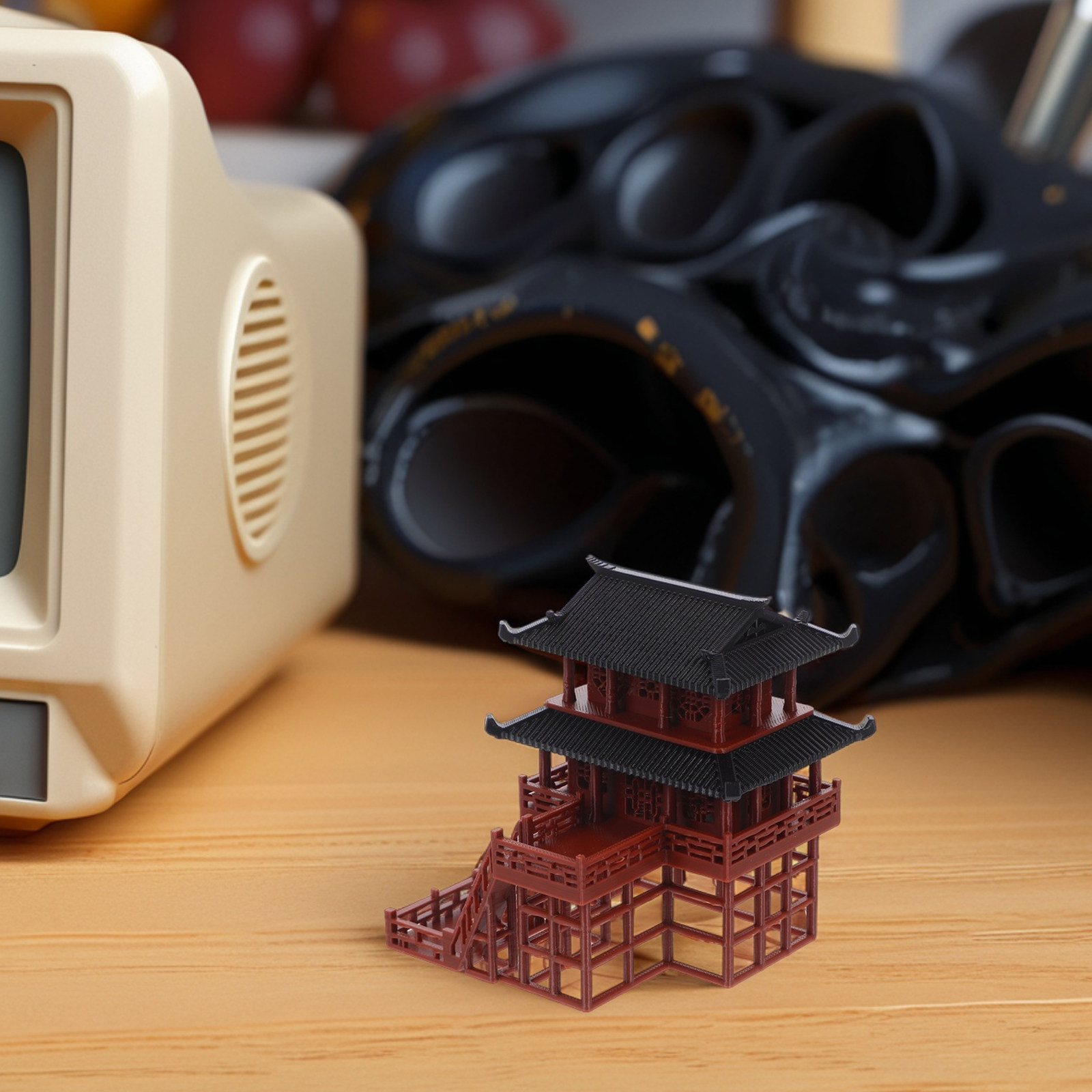 Patung Pagoda Miniatur Desain  - Bonsai Garden Design ulasan dan harga