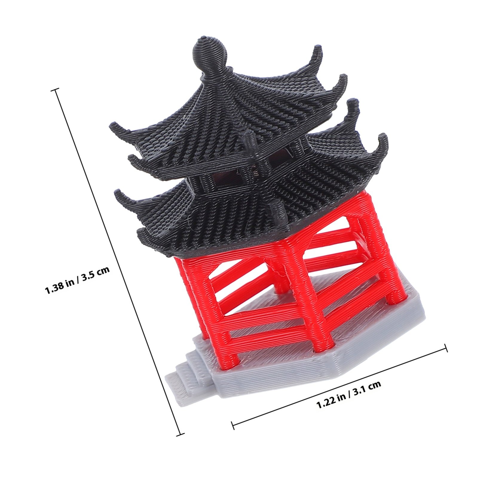 Patung Paviliun Mini Berbentuk - Bonsai Garden Set Up ulasan dan harga