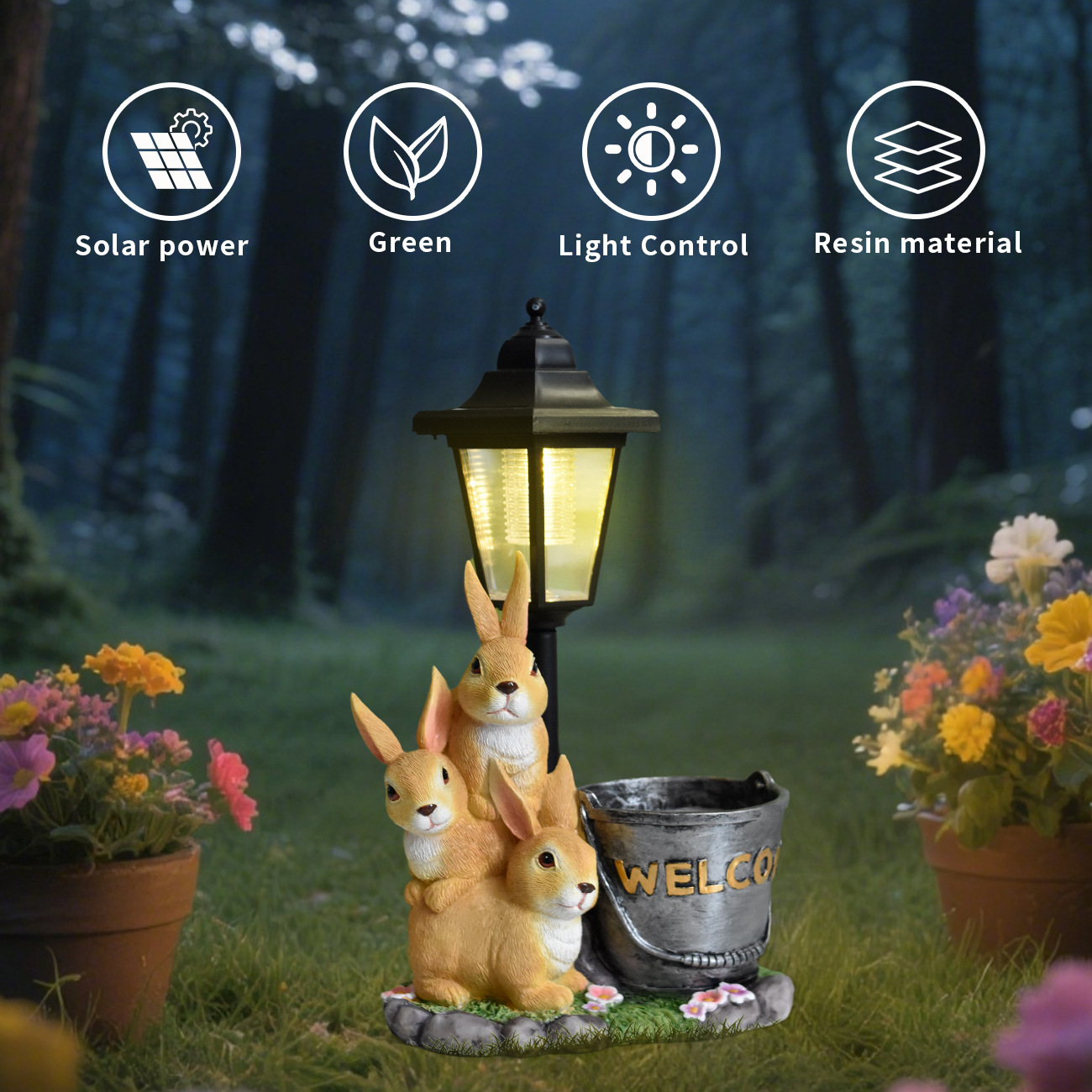 Ornamen lampu taman tenaga sur - Bonsai Garden Kit ulasan dan harga